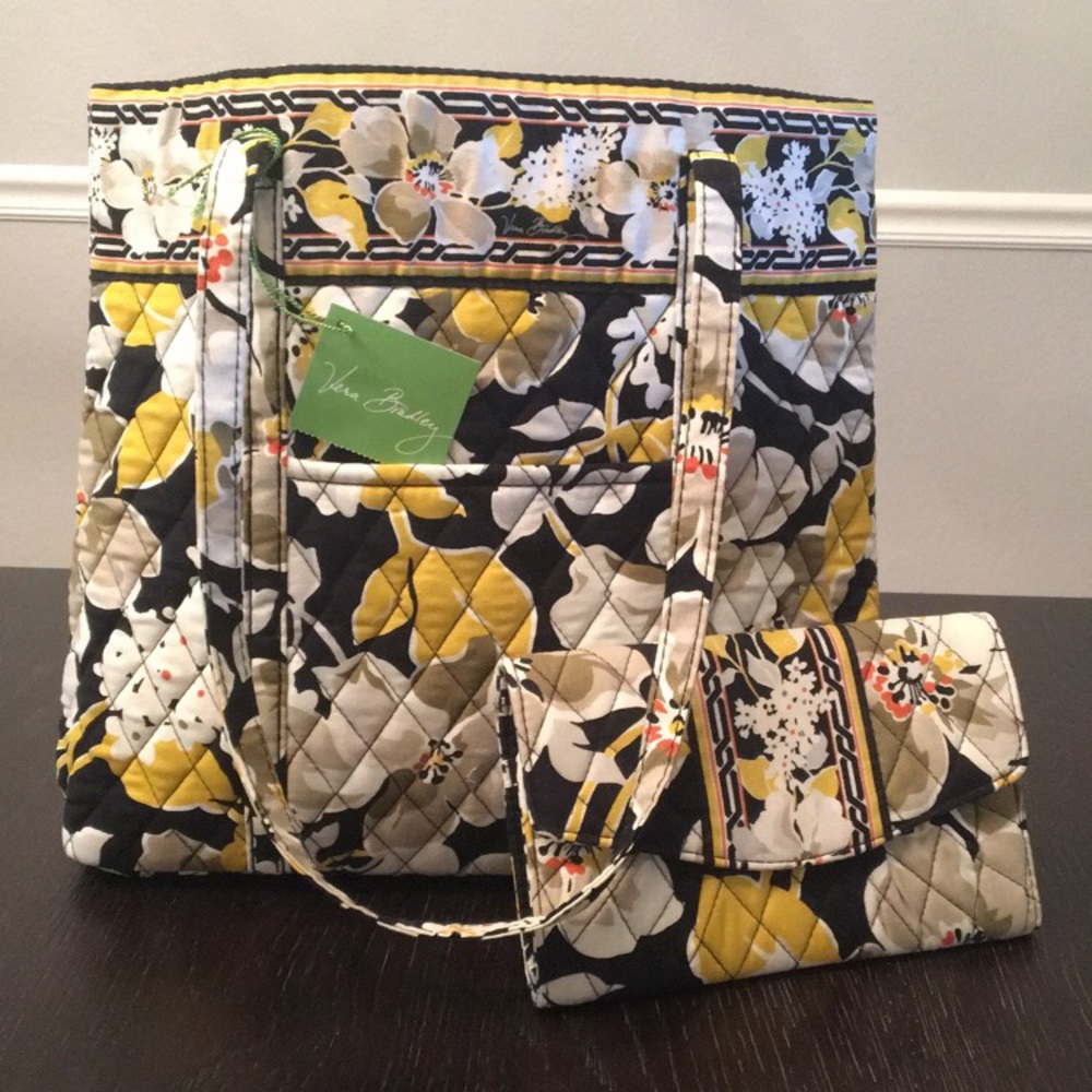 Vera Bradley Large Tote & Wallet